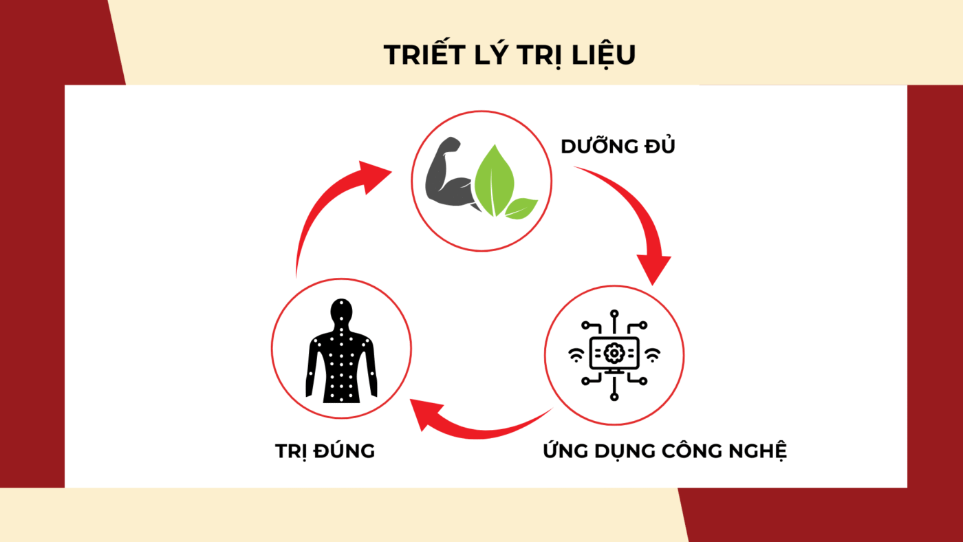 trị đúng, dưỡng đủ