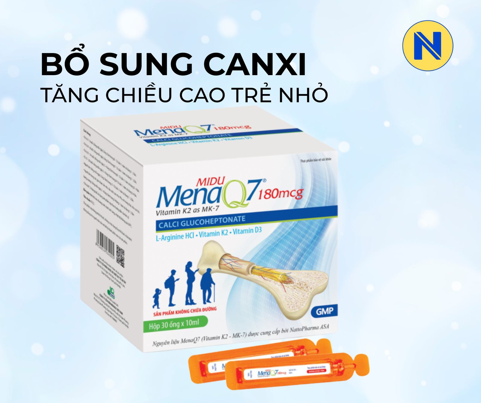 Bổ sung canxi giúp tăng chiều cao trẻ nhỏ