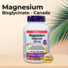 Magnesium Bisglycinate 200mg, magie canada