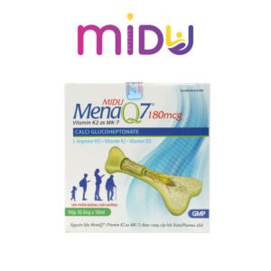Midu MenaQ7 180mcg - Phát triển chiều cao cho trẻ em và giúp xương chắc, dài, dẻo (2)