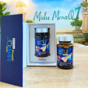 Midu MenaQ7 360mcg - Hỗ trợ chắc khỏe xương và phát triển chiều cao cho trẻ dậy thì với Trucal và Vitamin K2 hàm lượng cao2