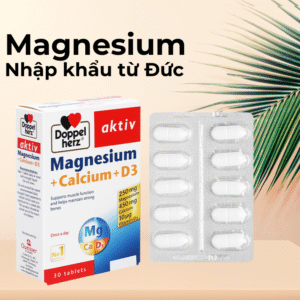 Viên uống Magnesium+Calcium+D3 Doppelherz Aktiv